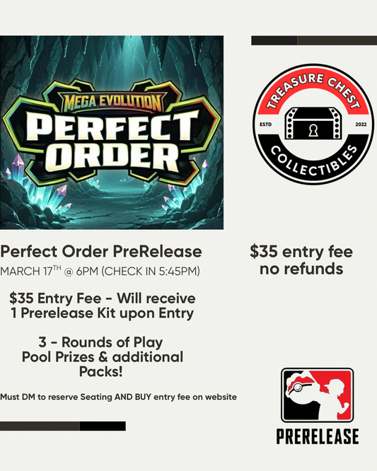 3/17 - (1 )- Spot For Perfect Order PreRelease
