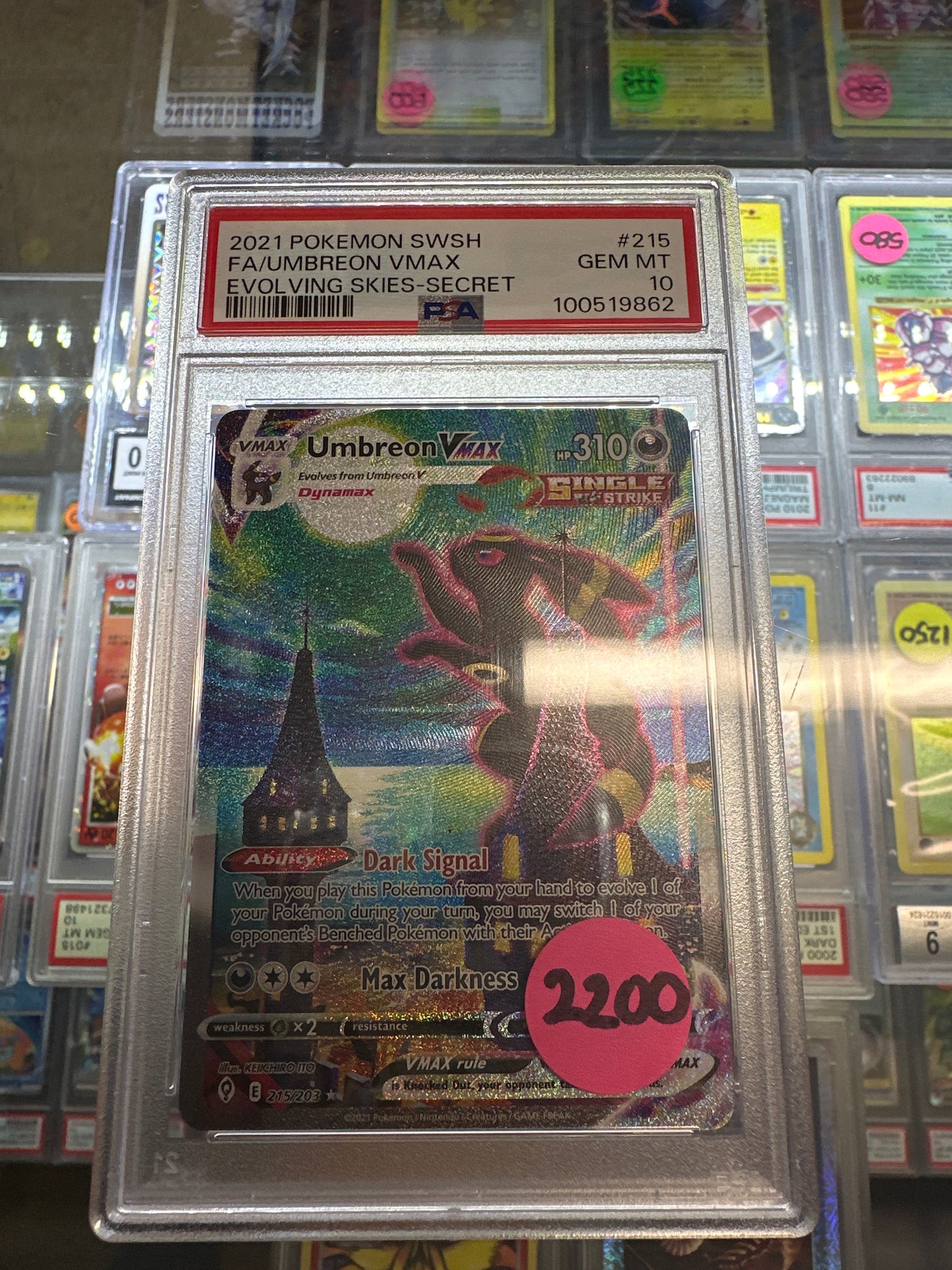 Umbreon Vmax PSA 10