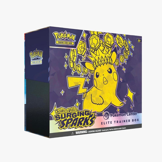 Surging Sparks Pokemon Center Elite Trainer Box