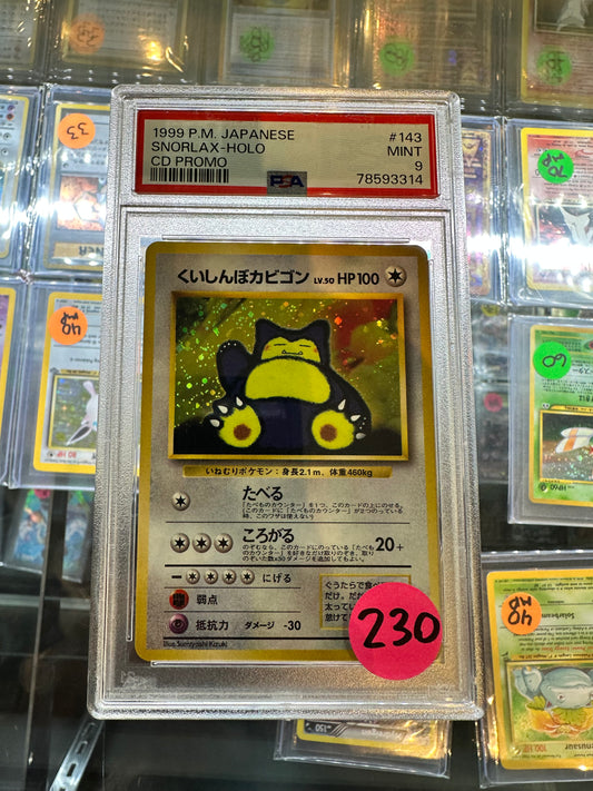 Snorlax CD Promo PSA 9
