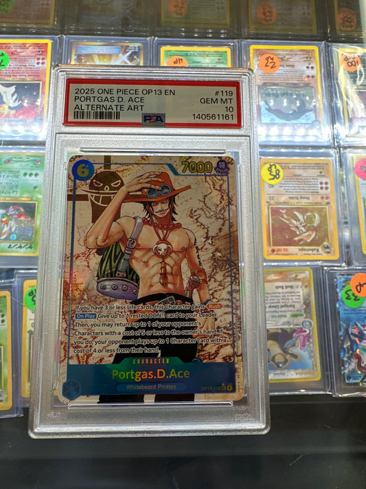 Portgas D Ace 119 Alt Art PSA 10