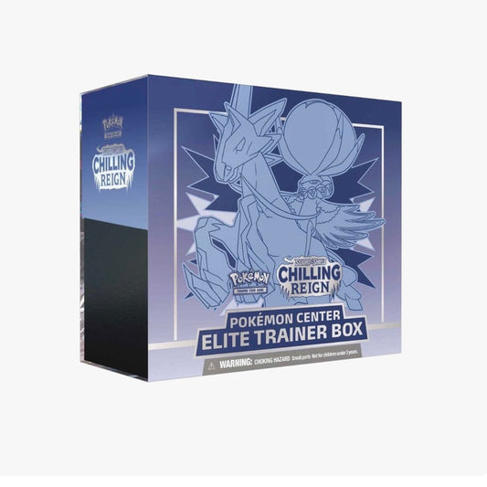 Chilling Reign Pokemon Center Elite Trainer Box